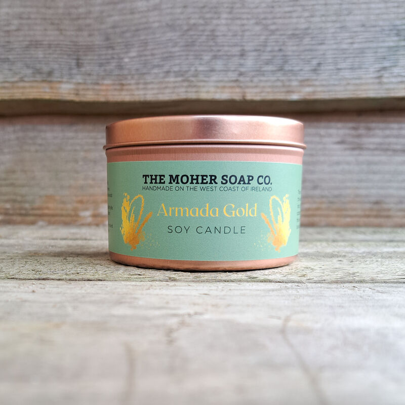The Moher Soap Co. Armada Gold Soy Candle